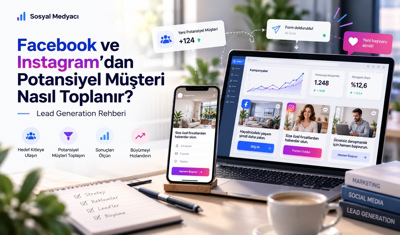 Facebook ve Instagram’dan potansiyel müşteri nasıl toplanır