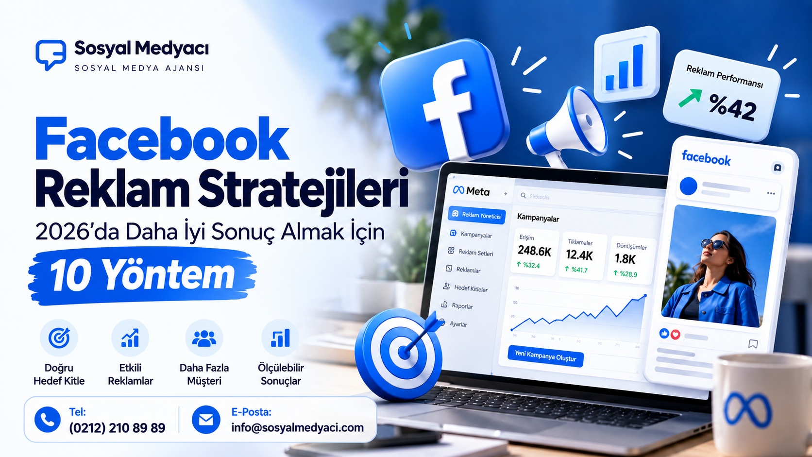Facebook reklam stratejileri 2026 - Meta reklam yönetimi rehberi