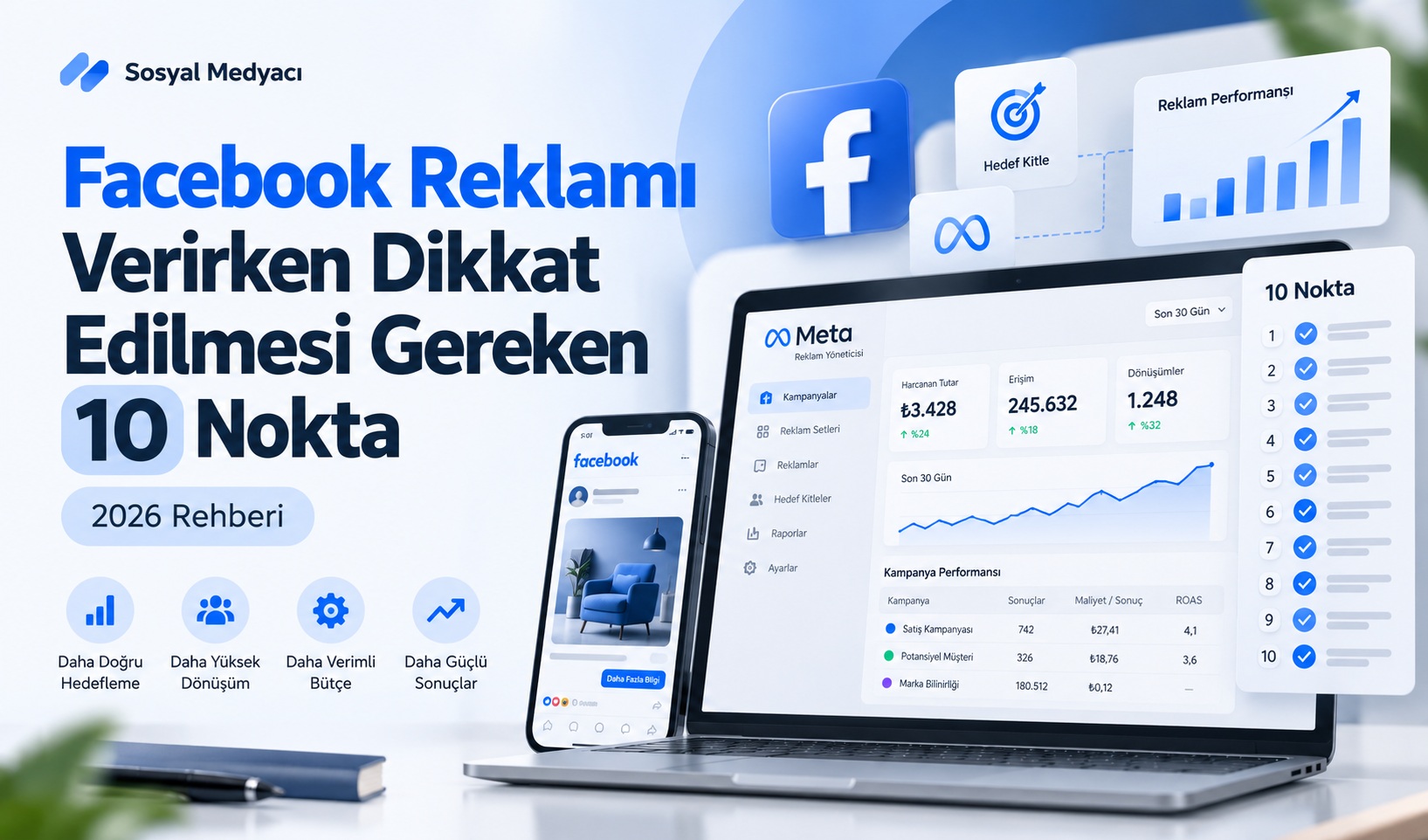 Facebook reklamı verirken dikkat edilmesi gereken 10 nokta - Meta reklam rehberi