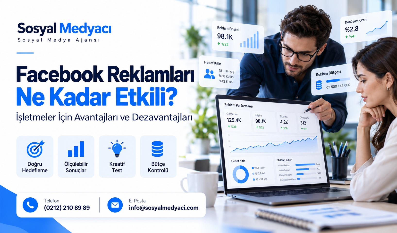 Facebook reklamları ne kadar etkili - işletmeler için avantajlar ve dezavantajlar