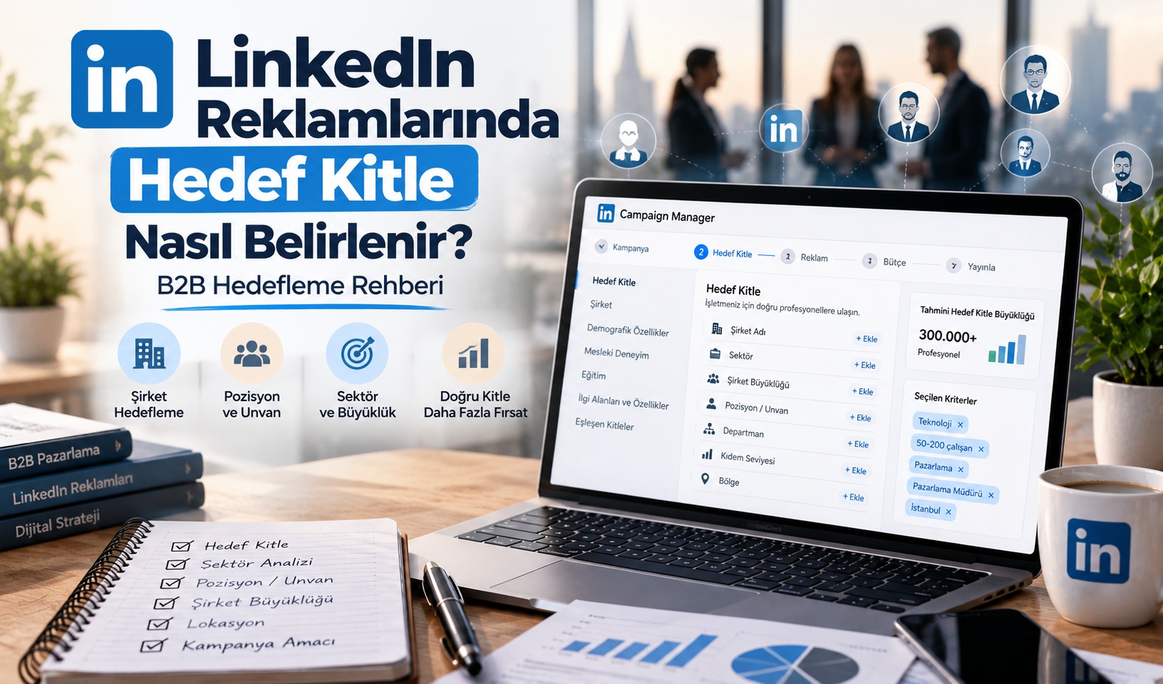 LinkedIn reklamlarında hedef kitle nasıl belirlenir - B2B hedefleme rehberi