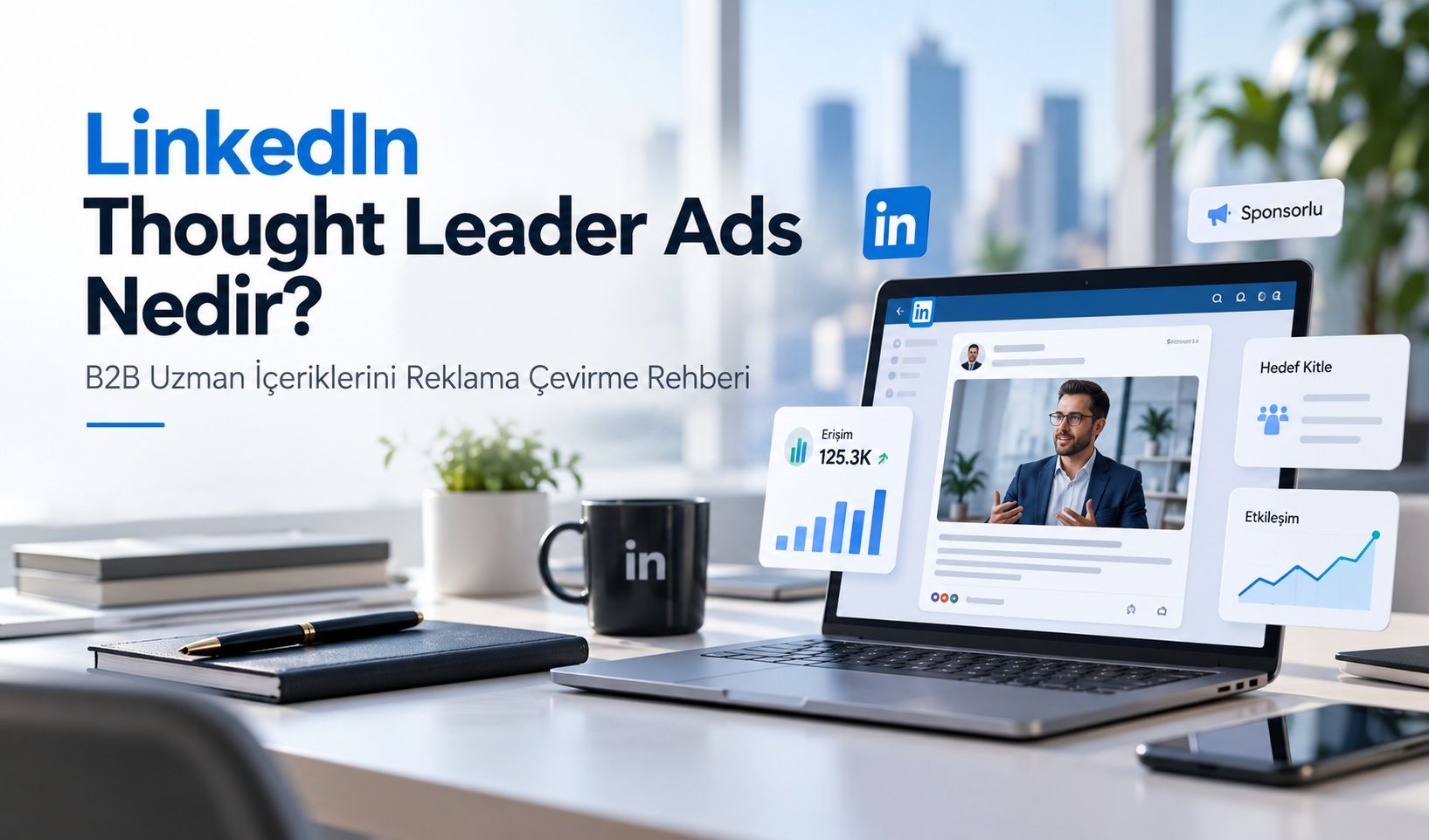 LinkedIn Thought Leader Ads nedir - B2B uzman içeriklerini reklama çevirme rehberi