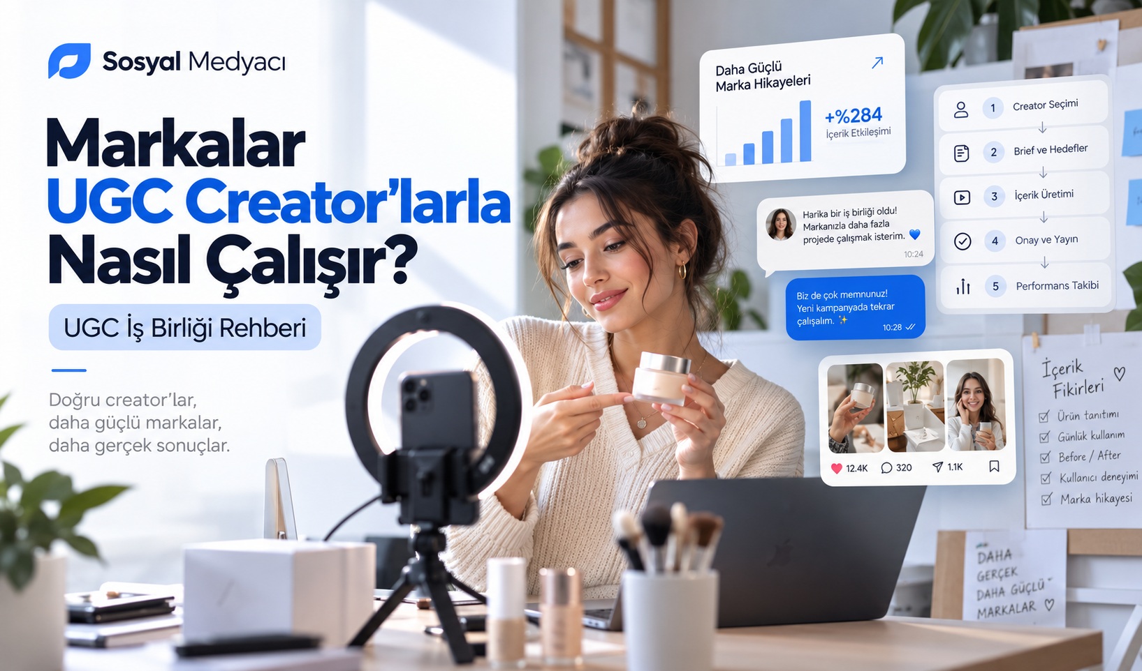 UGC iş birliği nedir - markalar UGC creatorlarla nasıl çalışır